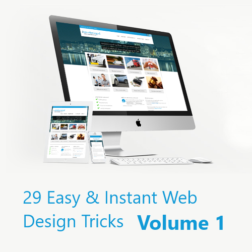 29 Easy & Instant Web Design Tricks Volume 1